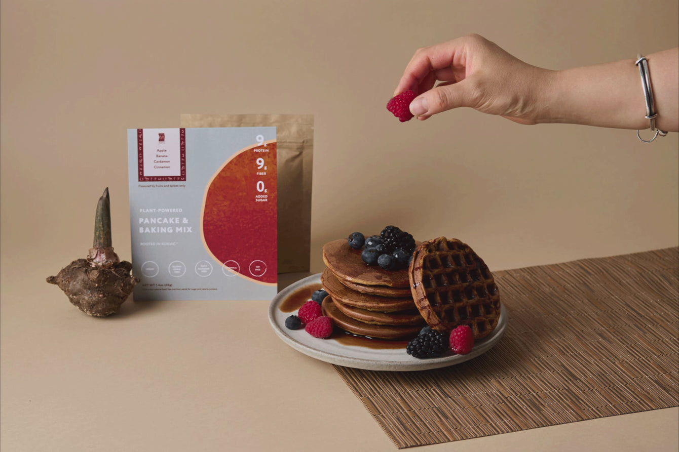Konjac Protein Pancake & Waffle Gluten Free, Fiber rich MOYU™