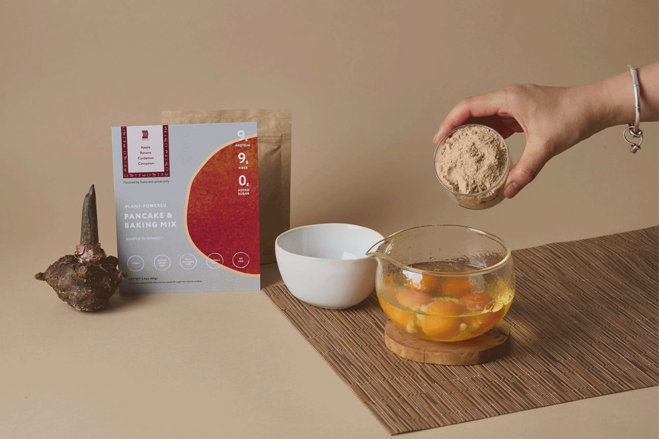 Konjac Protein Pancake & Waffle Gluten Free, Fiber rich MOYU™